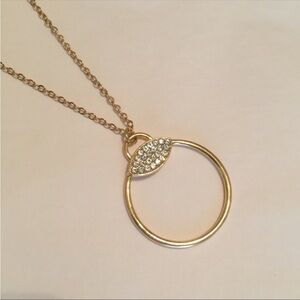 Banana Republic pave ball necklace